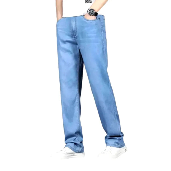 Classic men's straight jeans