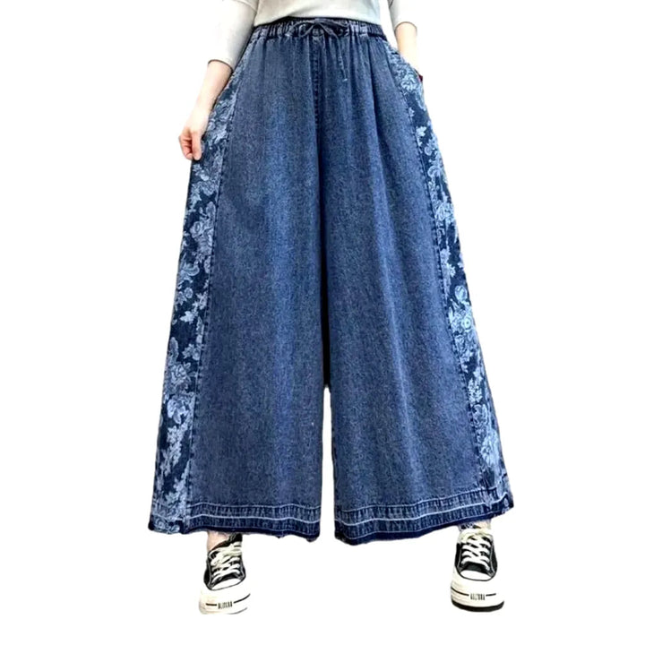 Culottes women's denim pants