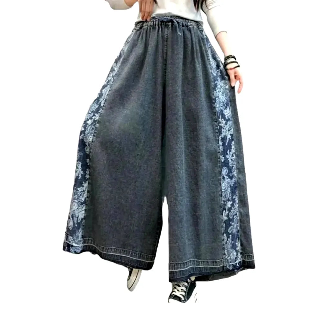 Culottes women's denim pants