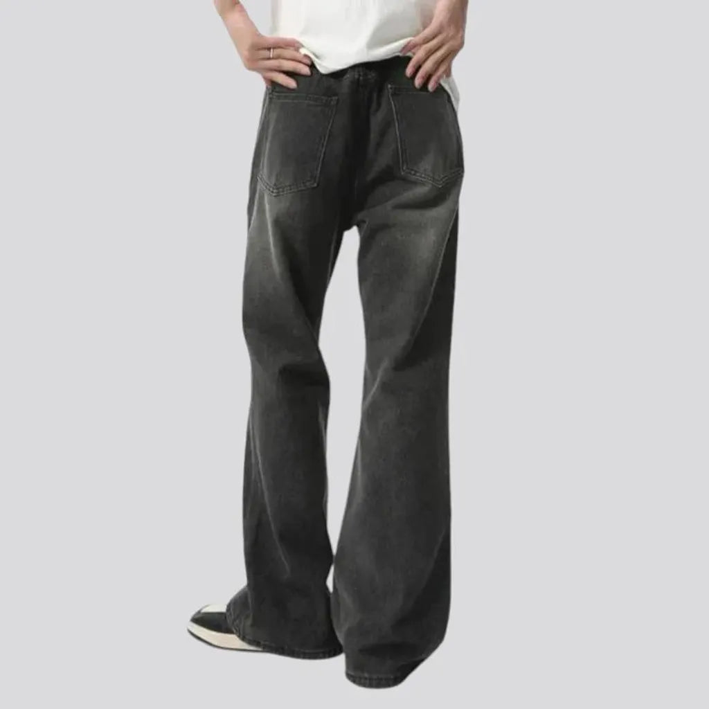 Mid rise stylish men's jeans