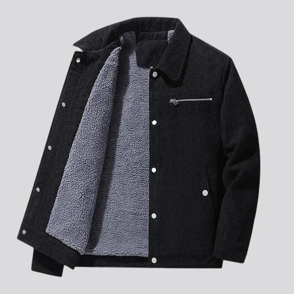 Classic men's corduroy coat