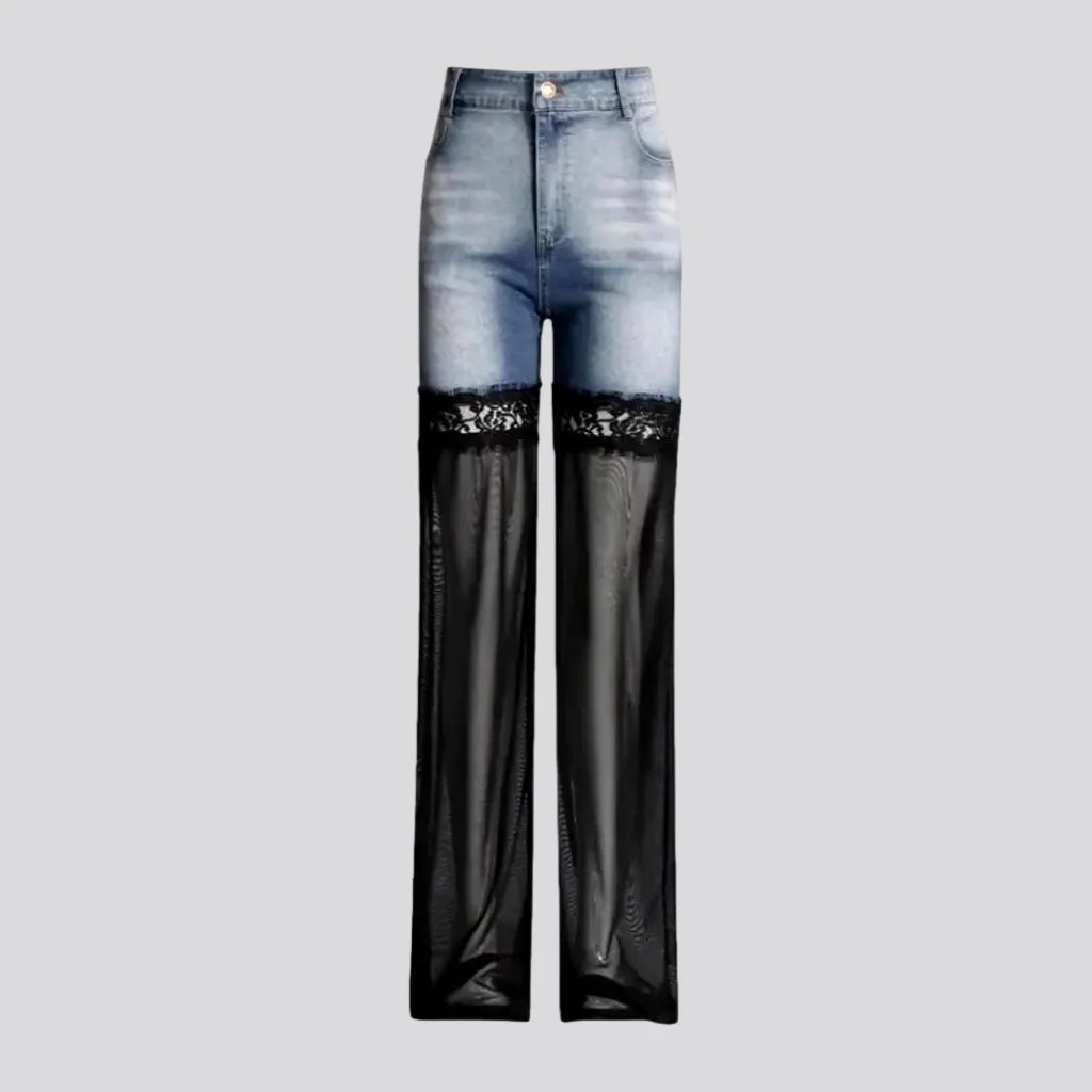 Stylish High-rise Straight Fit Women's Jeans | Jeans4you.shop