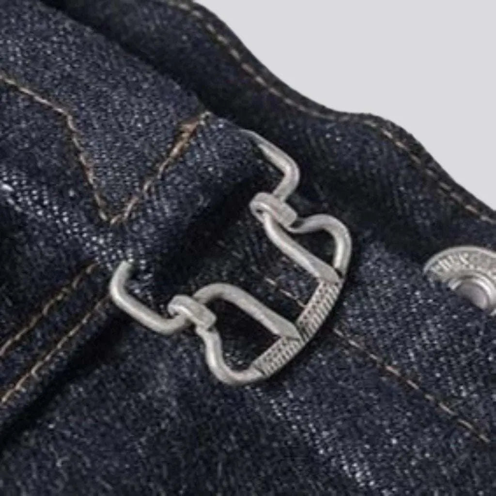 Loose men's selvedge jeans