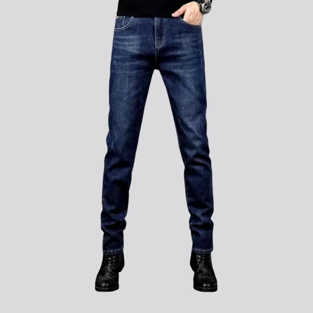 Dark Faded Casual Style Men's Jeans | Jeans4you.shop