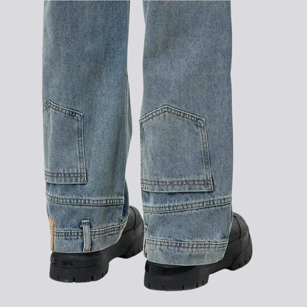 Boho high-rise men's jeans