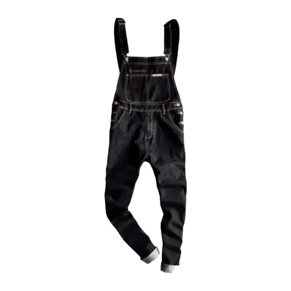 Denim Overall for Men - Black