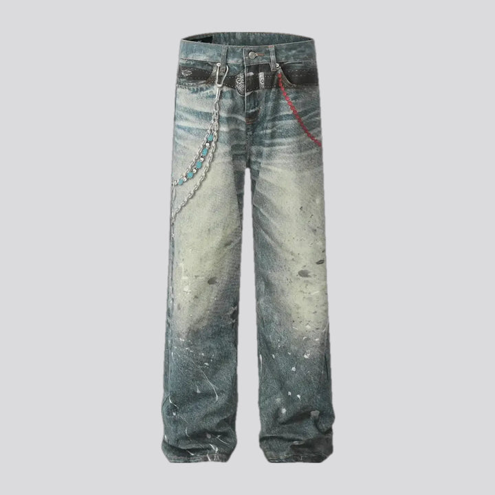 Dirty Faded Wash Stylish Men's Jeans | Jeans4you.shop