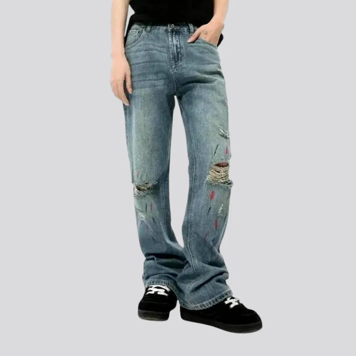 Distressed Boot-flare Men's Jeans | Jeans4you.shop