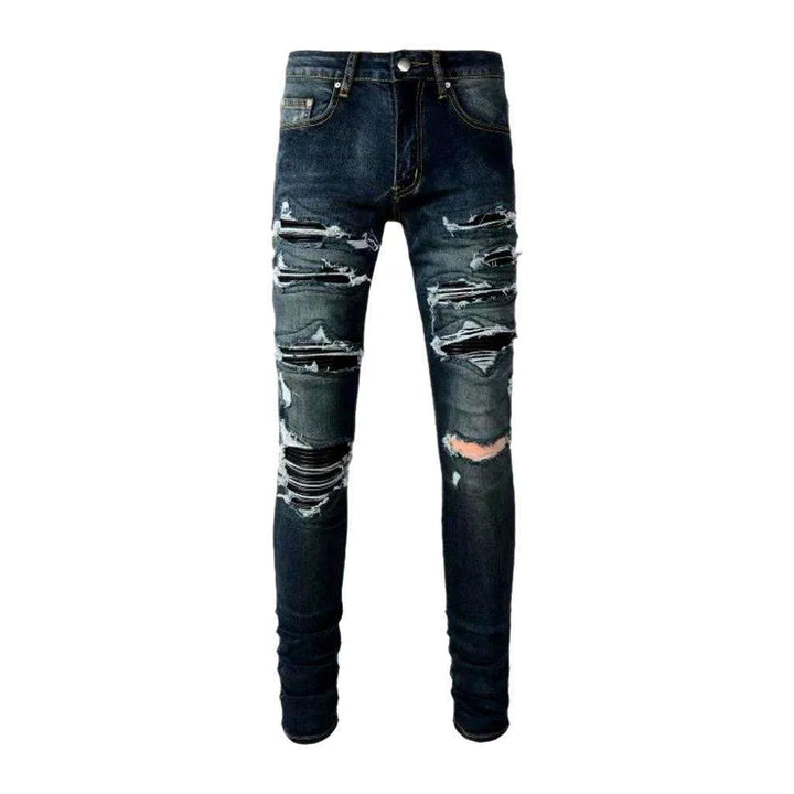 Distressed grunge jeans
 for men