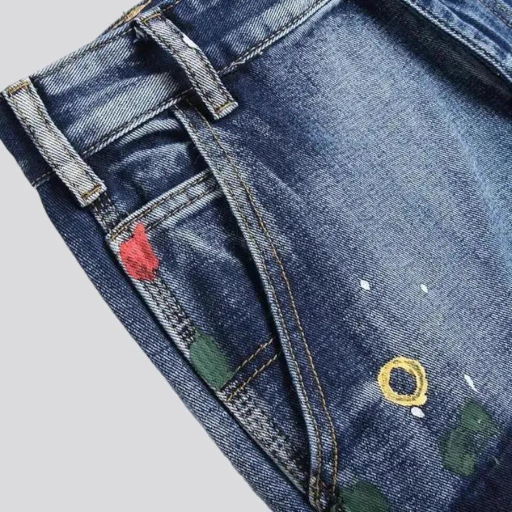 Vintage carpenter-loop jeans