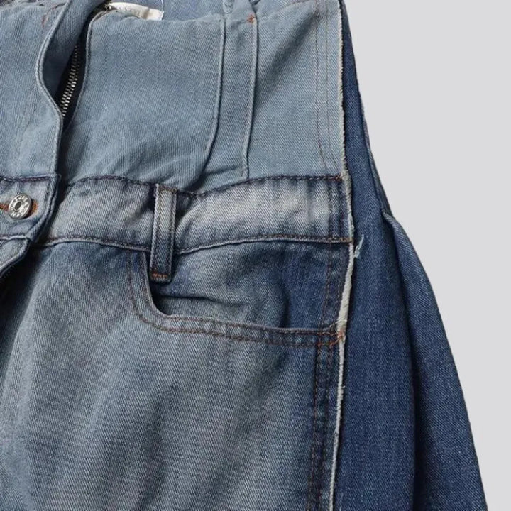 Baggy ultra-high-waist jeans
 for women