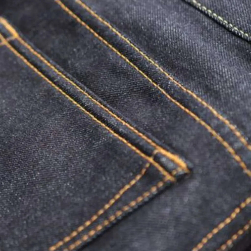 Sanforized selvedge jeans
 for men