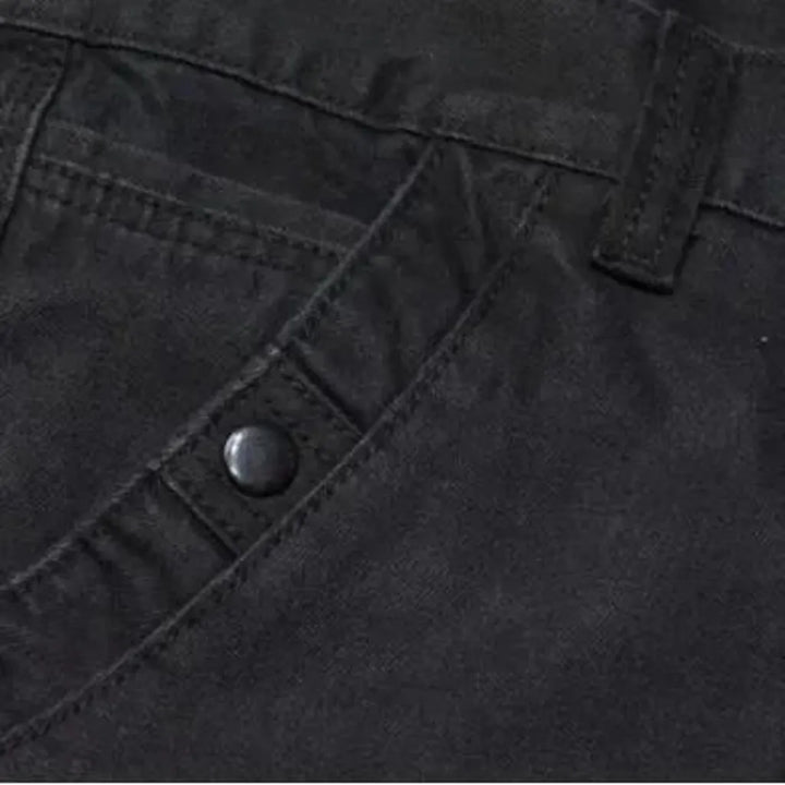 Durable stonewashed labor men's jeans