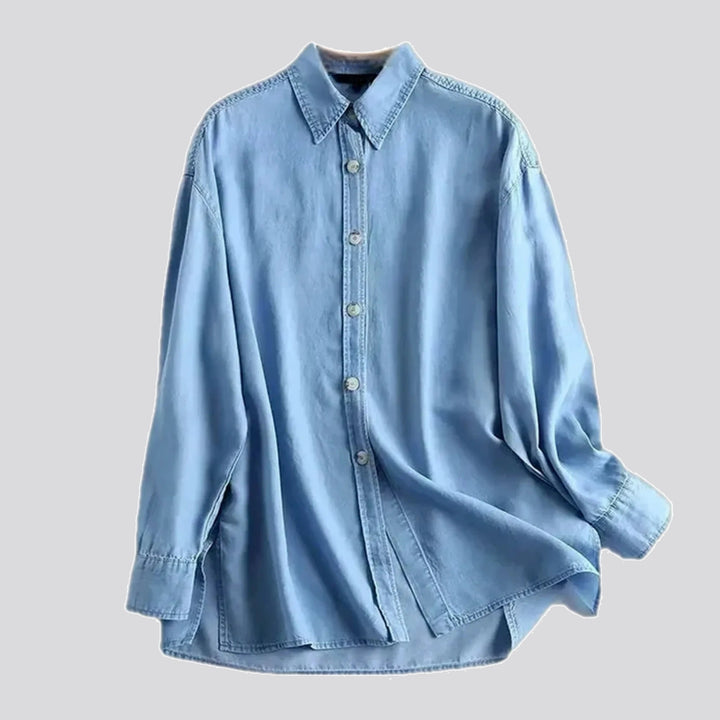 Extra-large Light Casual Denim Shirt for Women | Jeans4you.shop