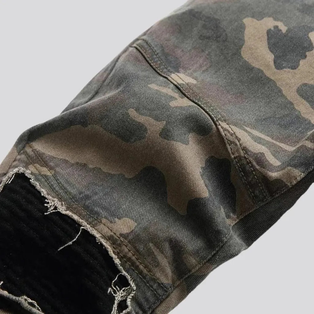Camouflage jeans
 for men