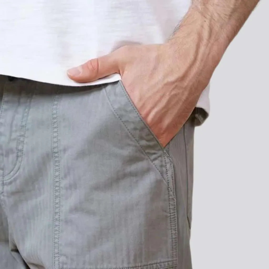 Adjustable waistline jean pants