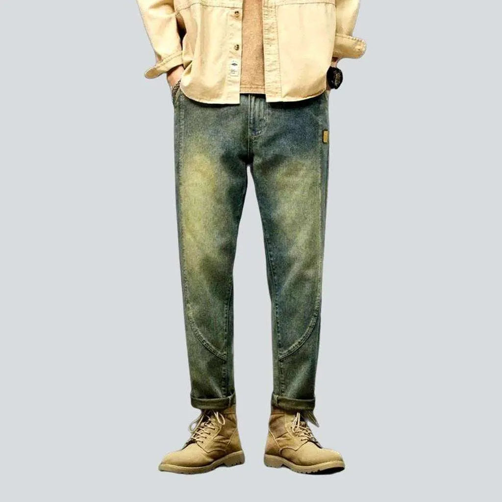 Streetwear vintage jeans for men