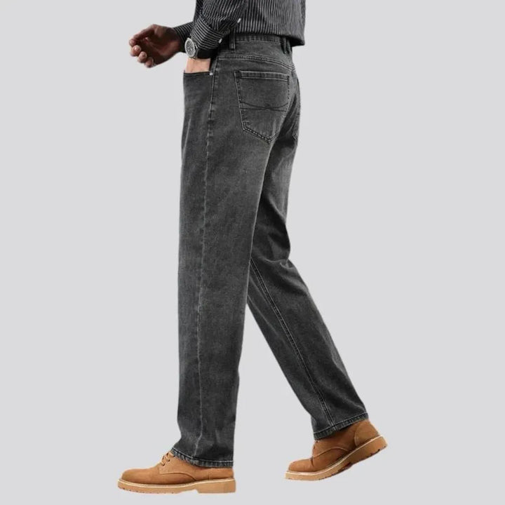 High rise men's jeans