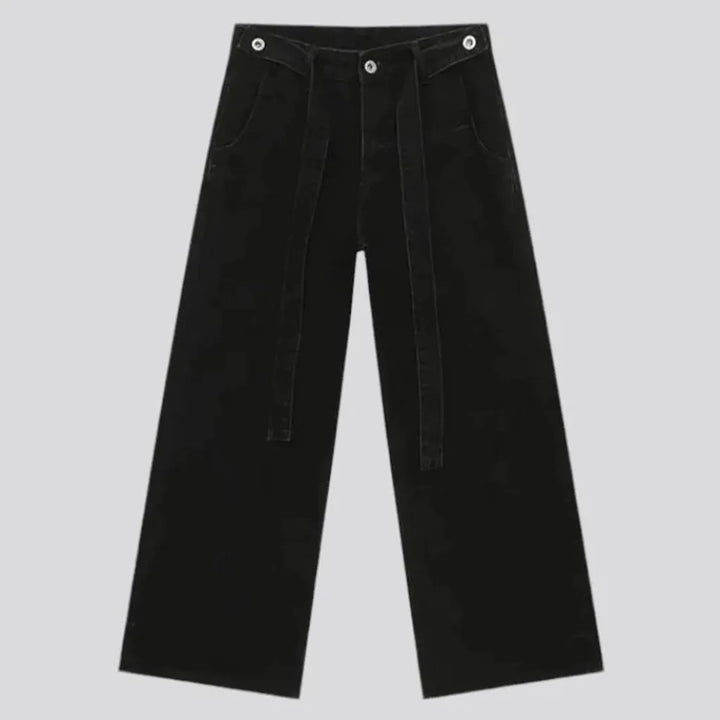 Mid rise baggy men's jeans