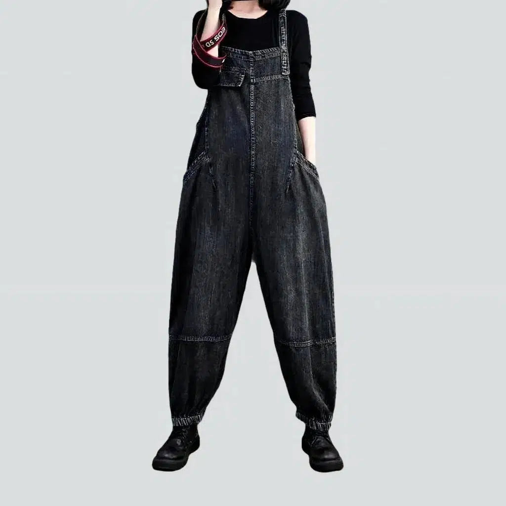 Fashion baggy women's denim dungaree | Jeans4you.shop