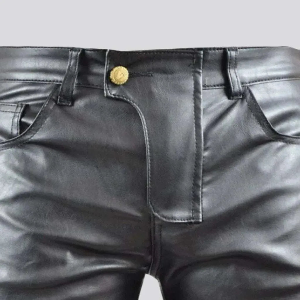 Biker wax jean pants
 for ladies