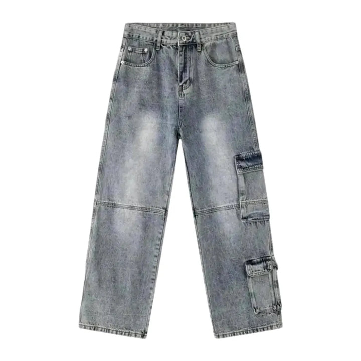 Boho Men's Jeans - Light Blue