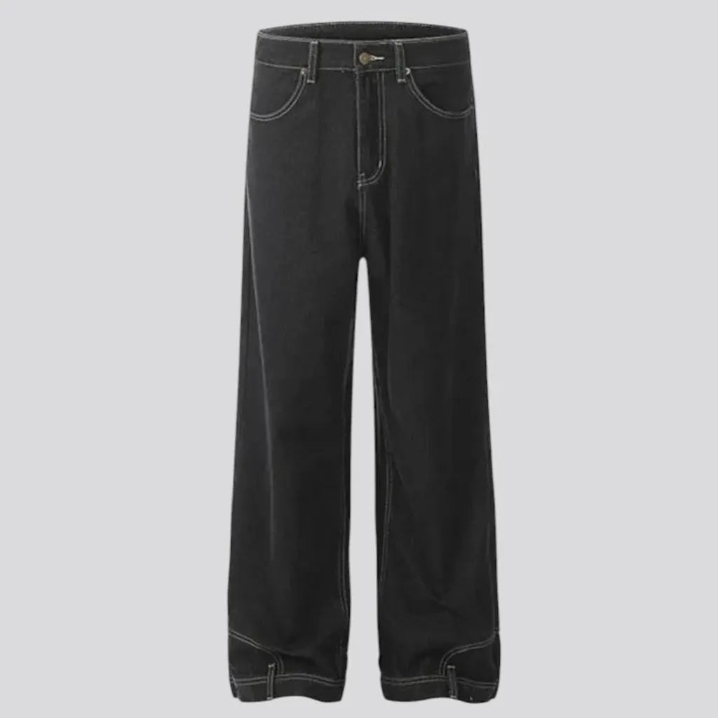 Boho high-rise men's jeans