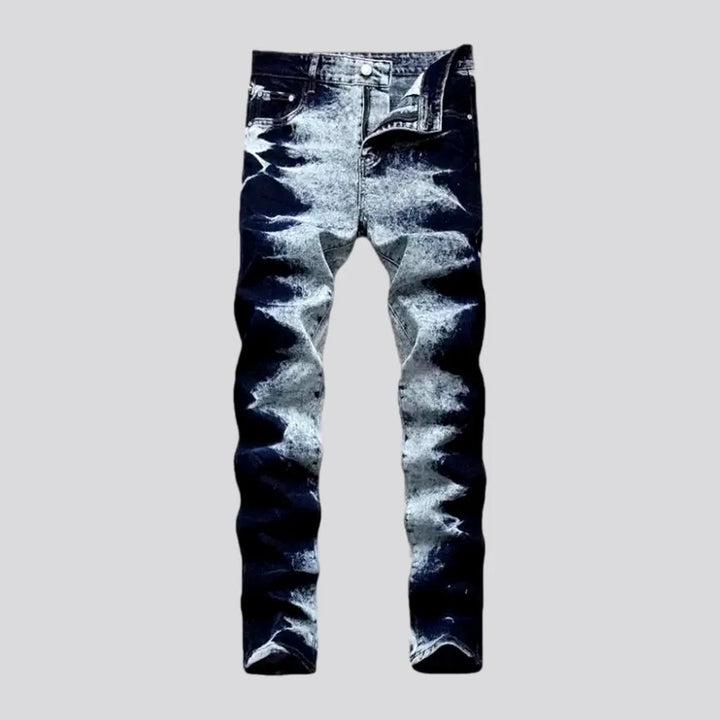 Grunge Fit Tie Dye Men's Jeans | Jeans4you.shop