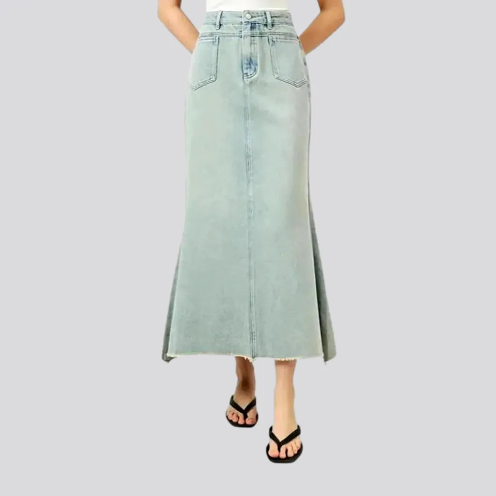 High-rise Casual Jean Skirt | Jeans4you.shop