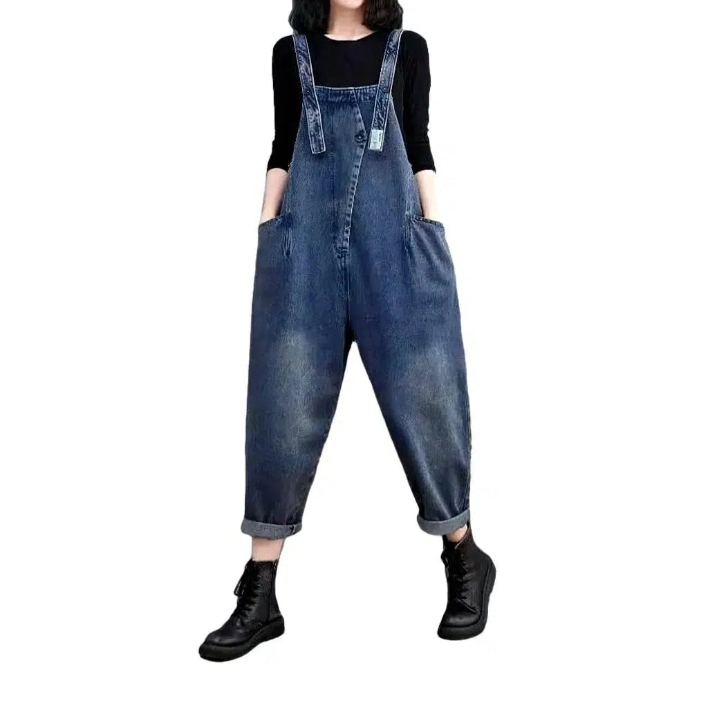 Jeans Dungaree for Women - Blue