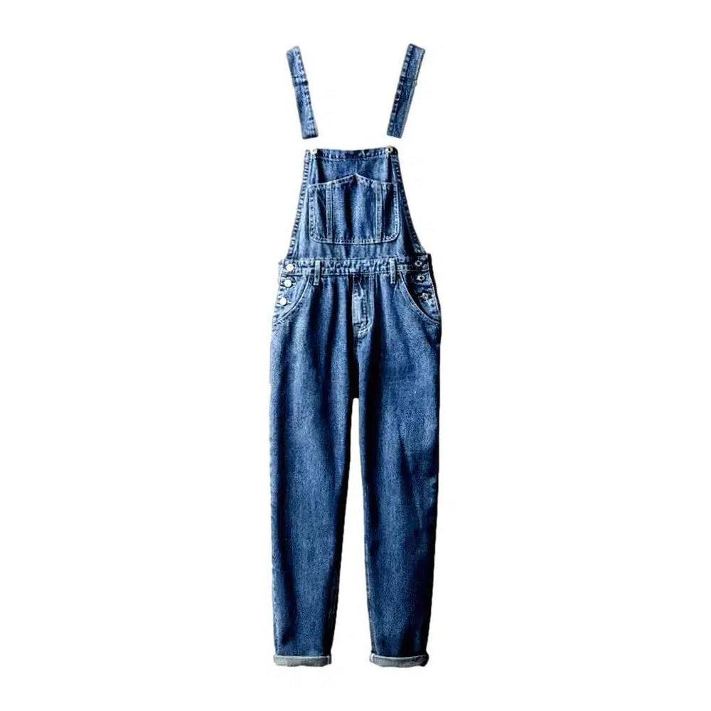 Light-wash Casual Men's Jean Overall - Light Blue