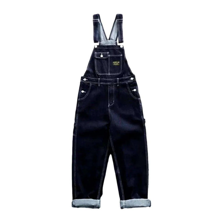 Men's Denim Bib Overall - Dark Blue