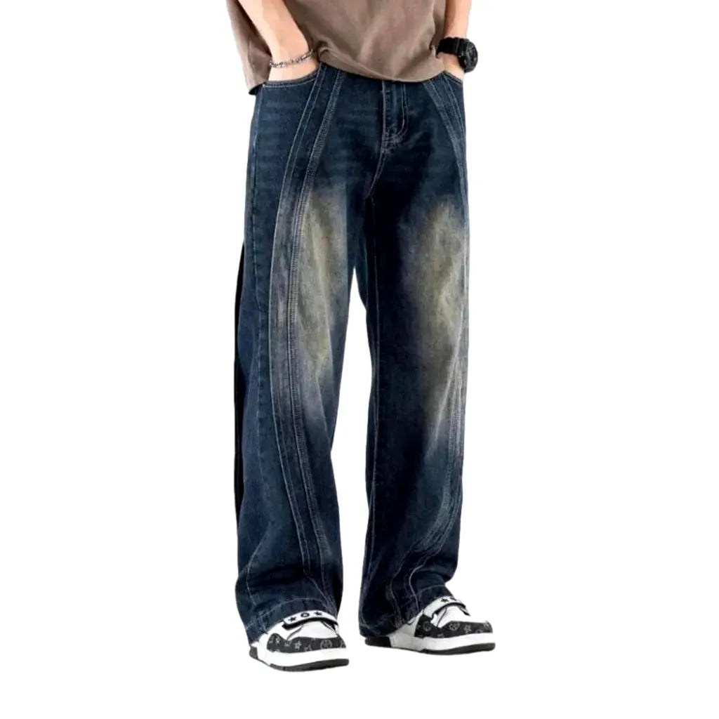 Men's layered jeans