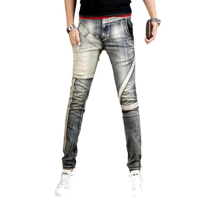 Men's mid-waist jeans