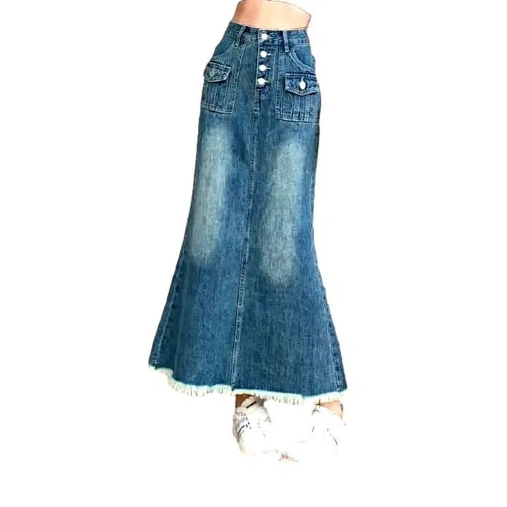 Mermaid women's jeans skirt