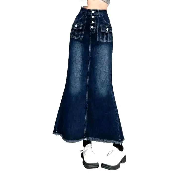 Mermaid women's jeans skirt