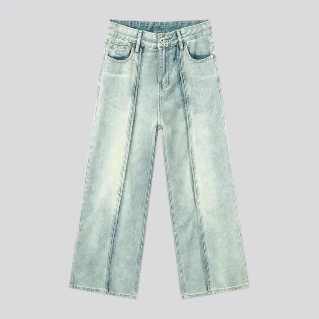 Mid Rise Front Seams Vintage Men's Jeans | Jeans4you.shop