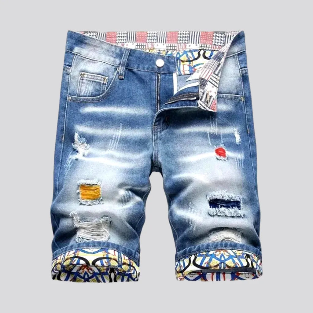 Mid Rise Men's Denim Shorts | Jeans4you.shop