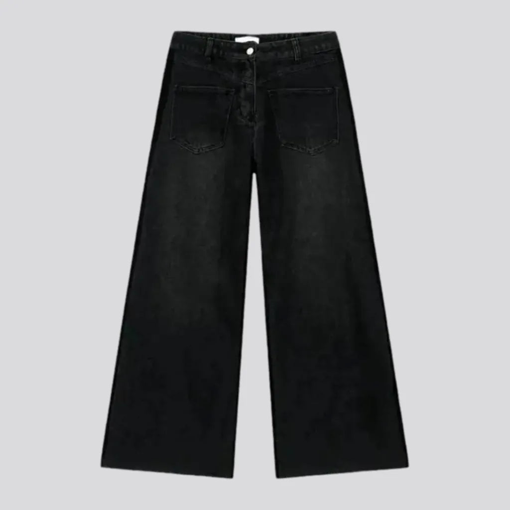 Mid Rise Sanded Baggy Men's Jeans | Jeans4you.shop