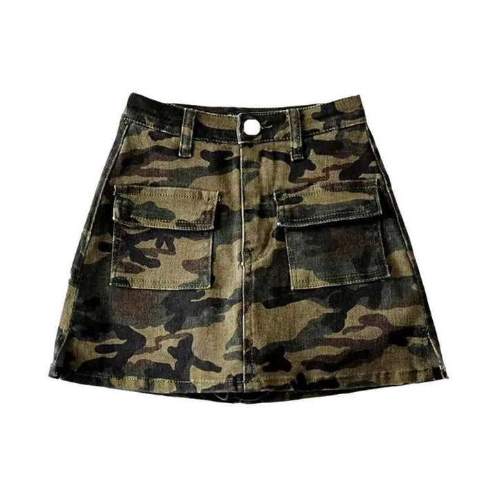 Mini street women's jean skort