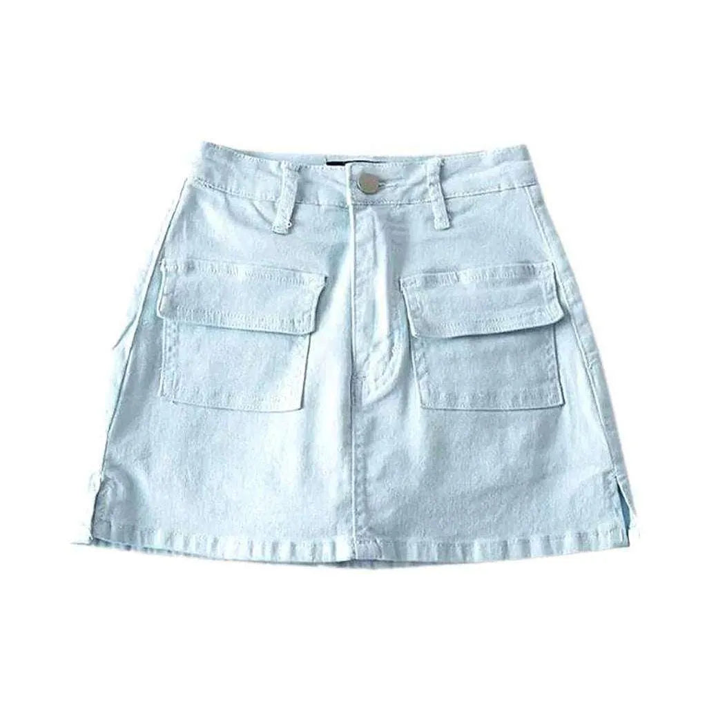 Mini street women's jean skort