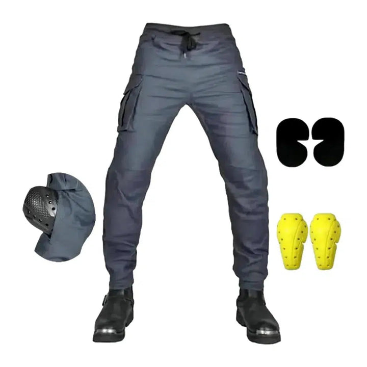 Monochrome men's biker jeans