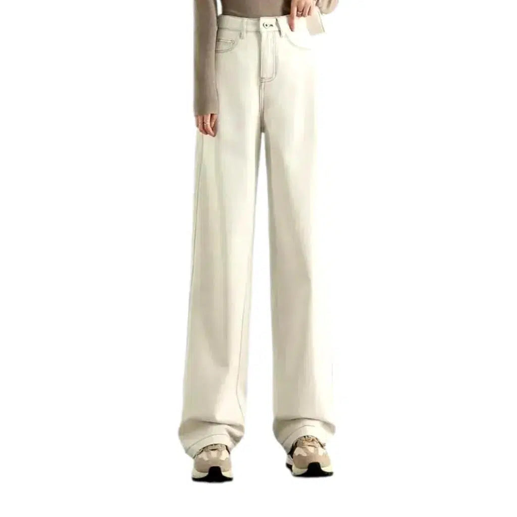 Monochrome women's white jeans