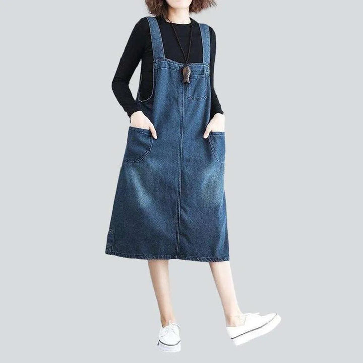 Oversized 90s denim dress | Jeans4you.shop