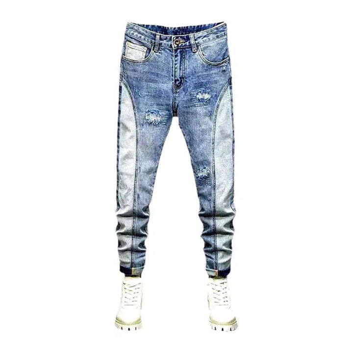 Patchwork jeans
 for men