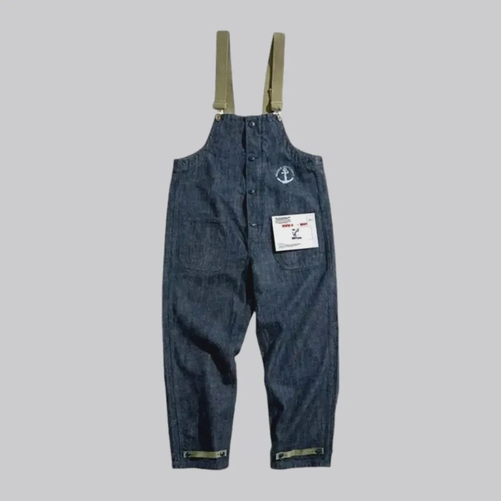 Casual baggy denim dungaree for men | Jeans4you.shop