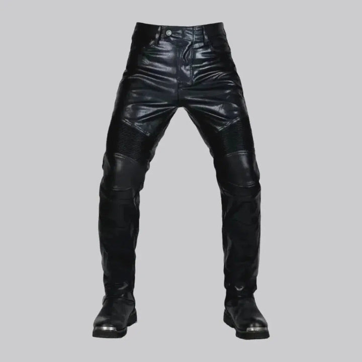 Mid-waist wax moto jeans
 for men | Jeans4you.shop