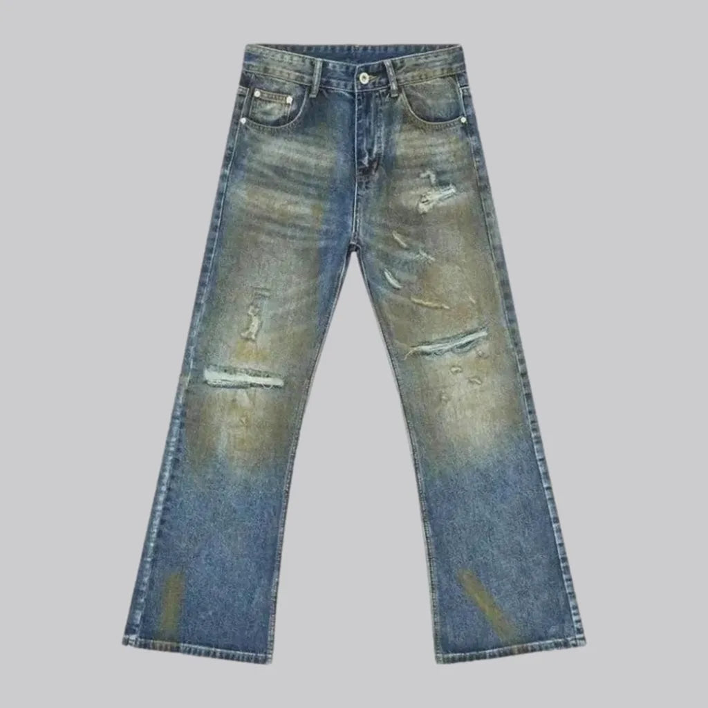 Distressed loose fit men's jeans | Jeans4you.shop