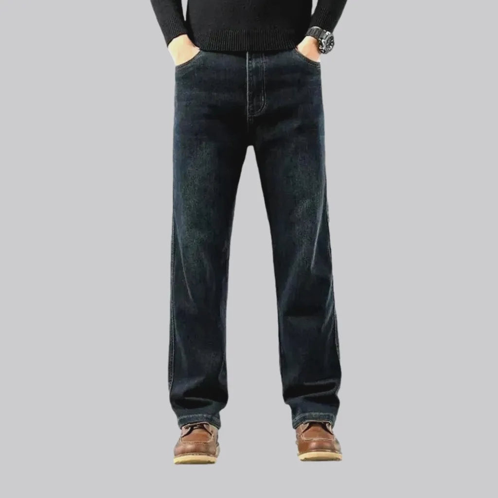 Dark wash classic fit jeans for men | Jeans4you.shop