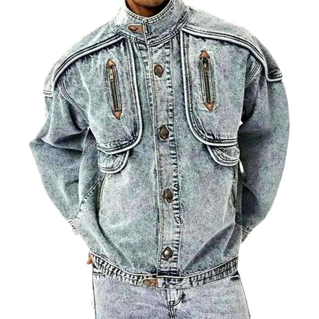 Regular men's jean jacket